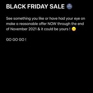BLACK FRIDAY SALE
